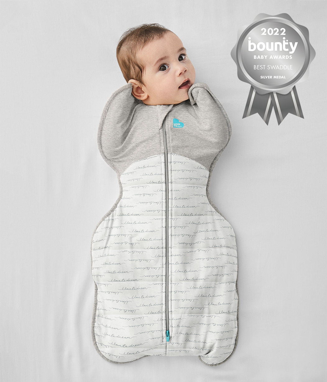 Swaddle Up™ 2.5 TOG (61-68°F) White Dreamer Quilted Cotton