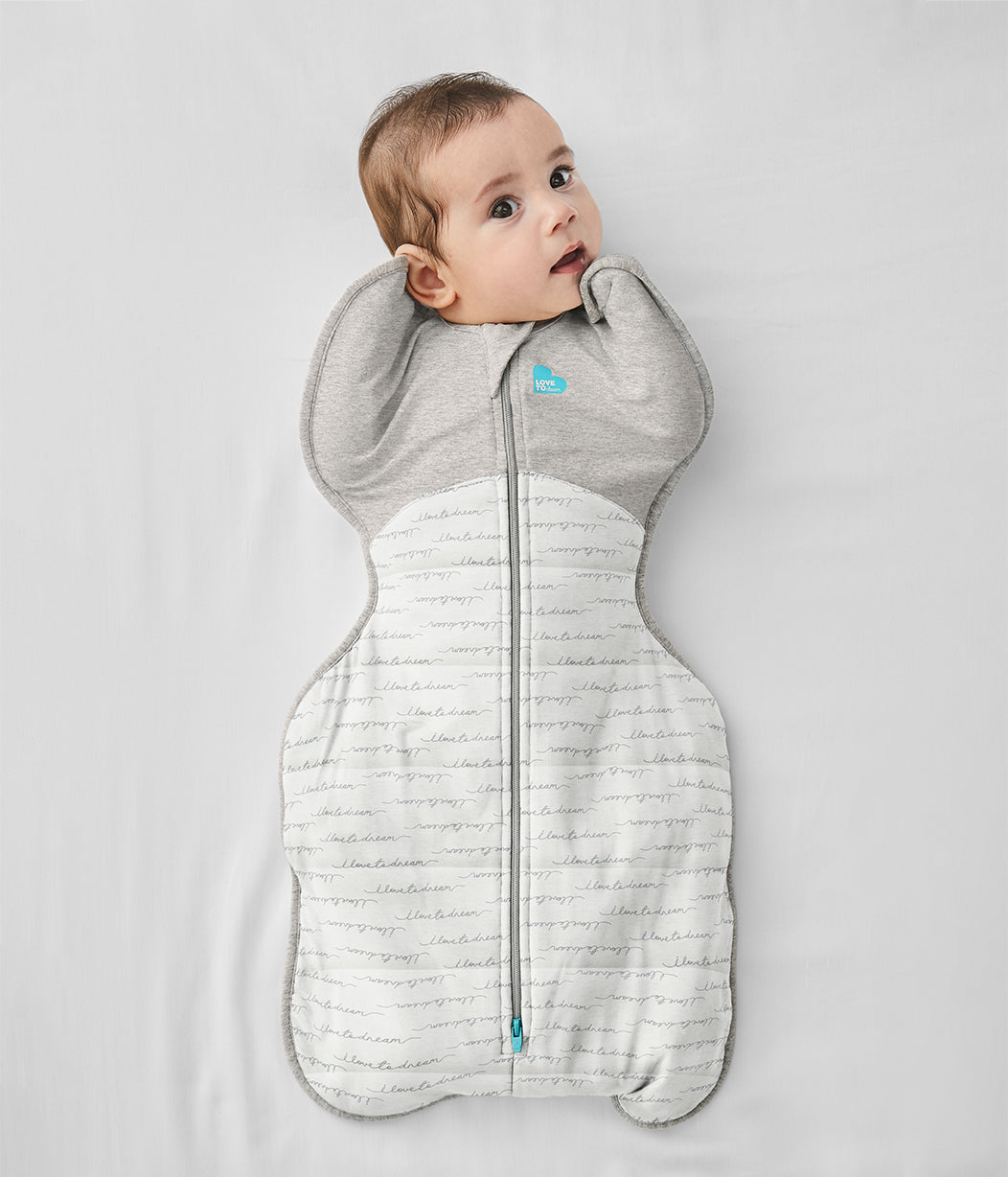 Swaddle Up™ 2.5 TOG (61-68°F) White Dreamer Quilted Cotton