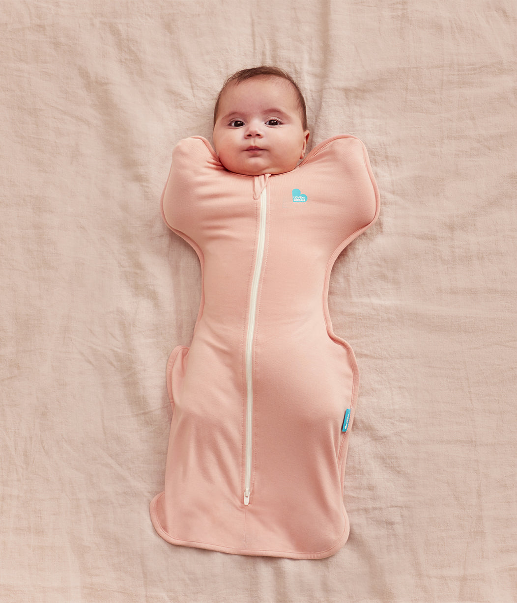 Swaddle Up Starter Bundle | 0.2 TOG | Blush | Breton Stripe | Olive