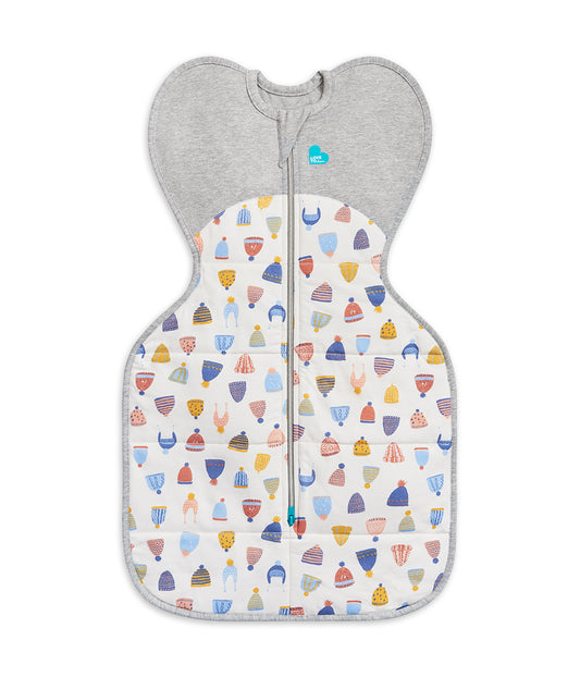 Swaddle Up™ 2.5 TOG Cotton White Happy Hats