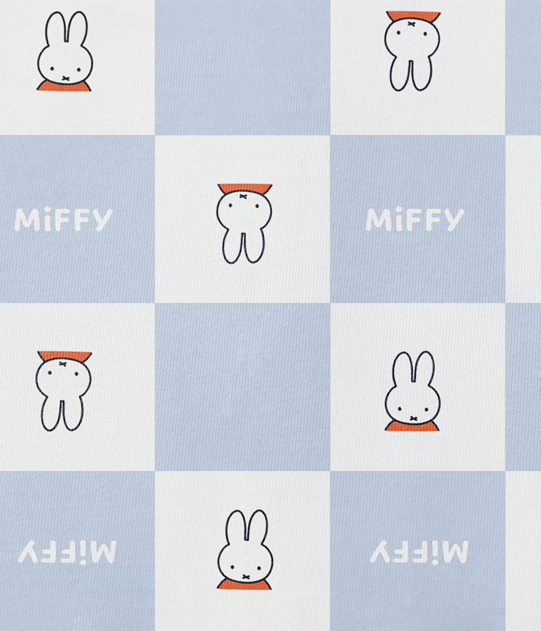 Swaddle Up™ 1.0 TOG Cotton Blue Miffy Checker