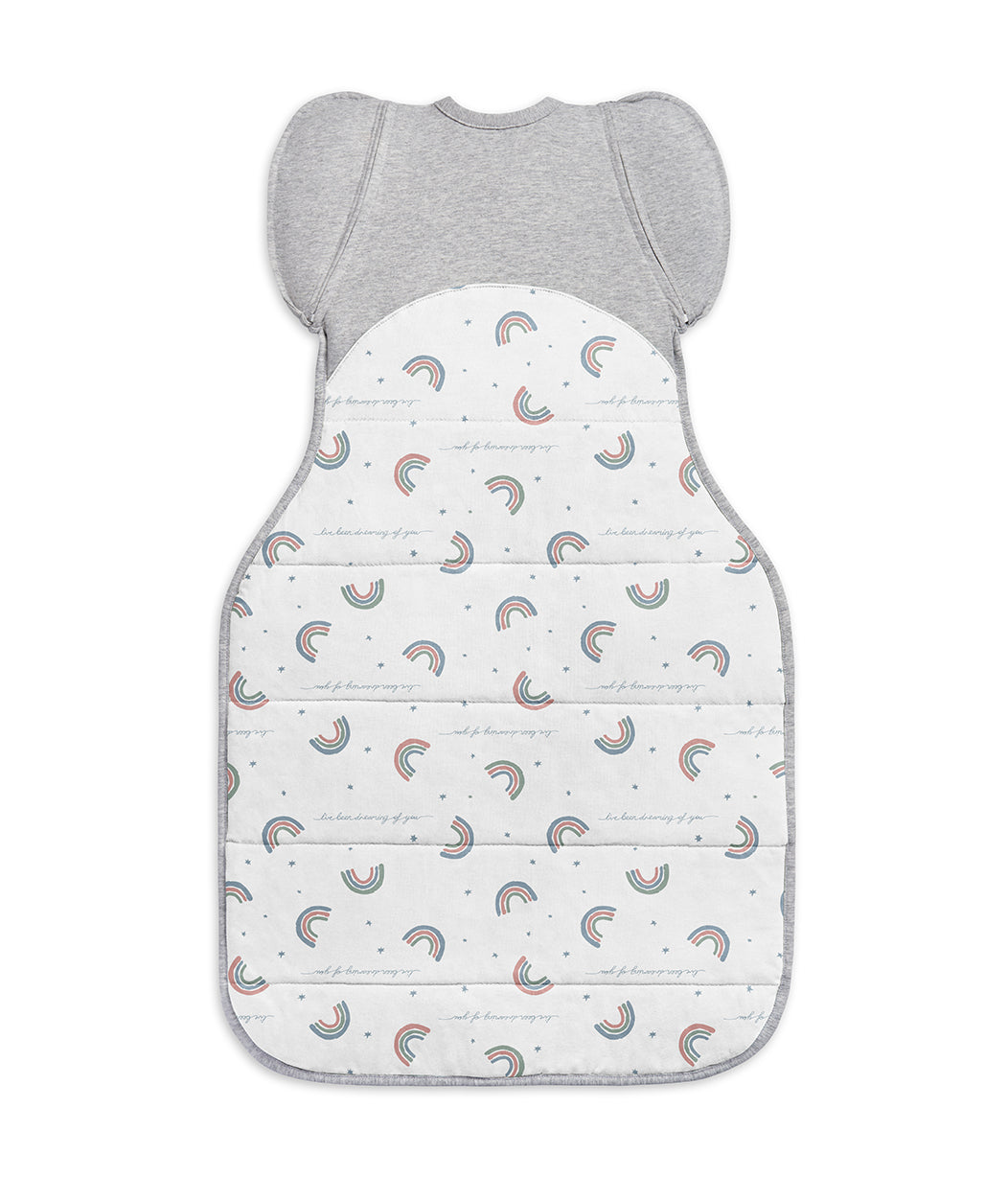 Swaddle Up™ Transition Bag 2.5 TOG Cotton White Rainbow Dream