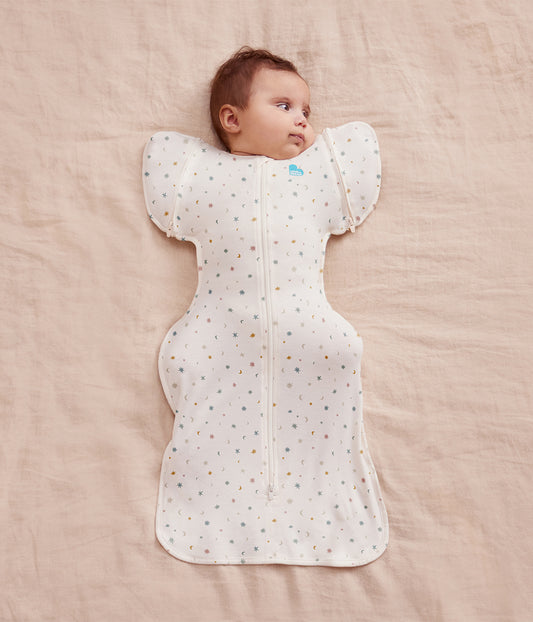 Swaddle Up™ 2-in-1 Transition Bag 0.2 TOG Organic Cotton White Starlight