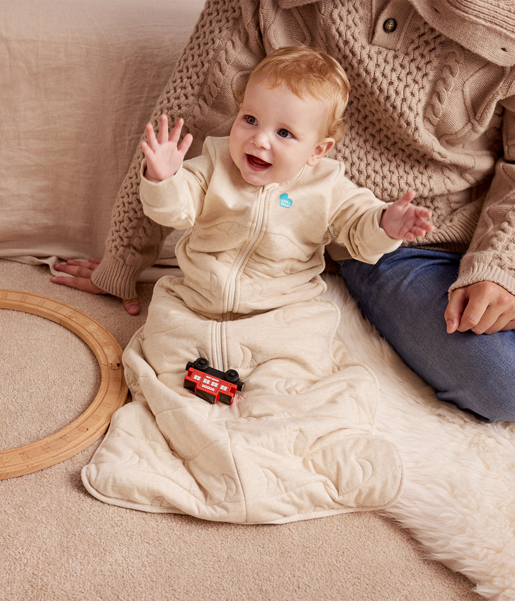 Sleep Bag Long Sleeve 3.5 TOG Cotton Oatmeal
