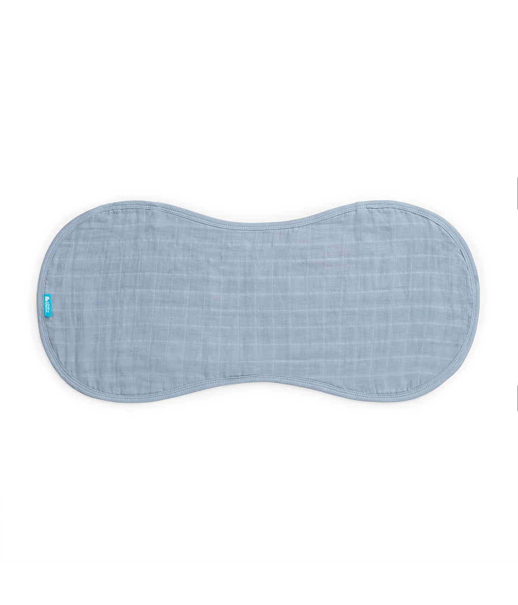 Burp Cloth 2 Pack Cotton Mist Blue Rocket