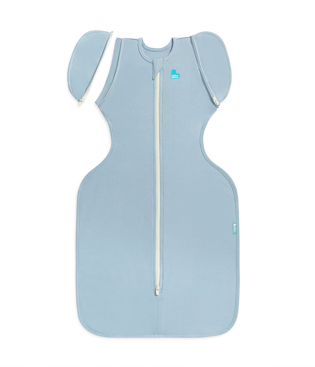 Swaddle Up™ Transition Bag 0.2 TOG Cotton Soft Blue