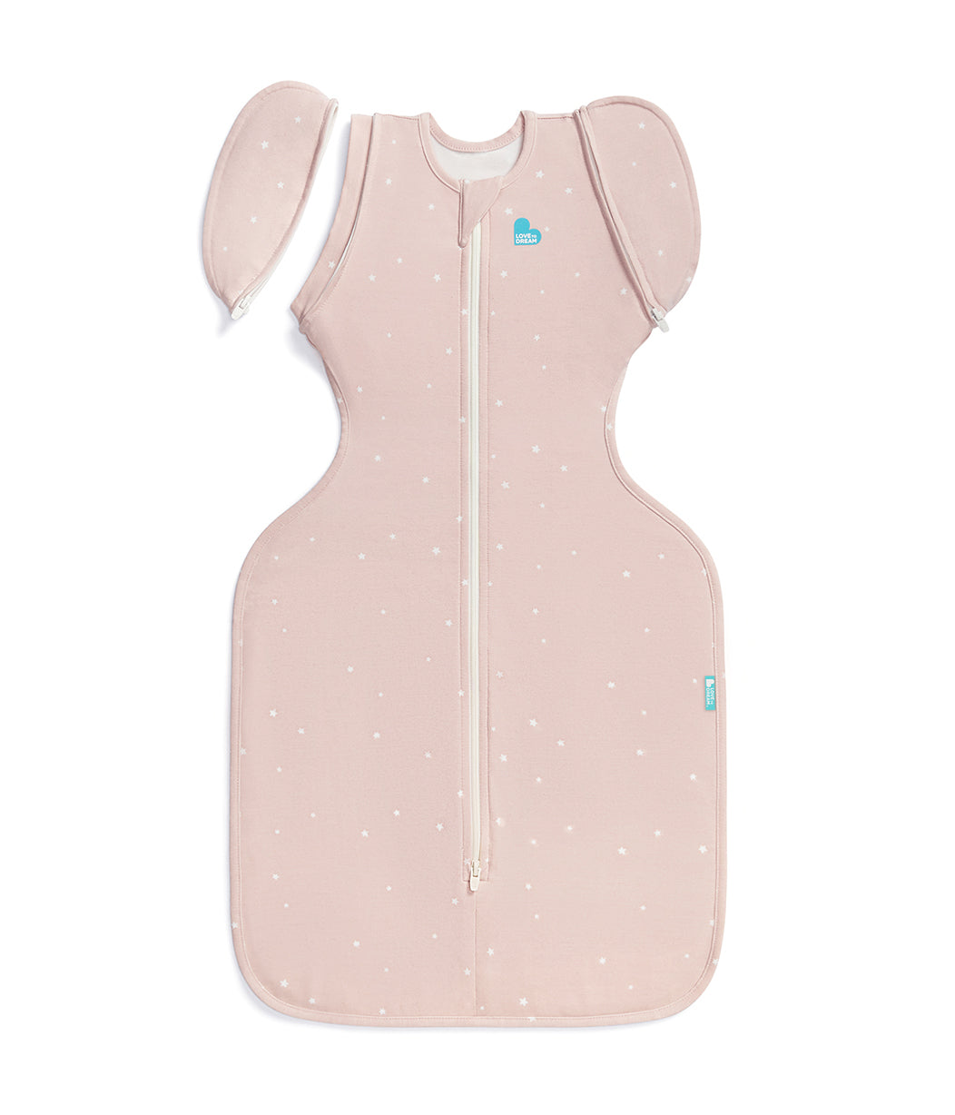 Swaddle Up™ 2-in-1 Transition Bag 1.0 TOG Cotton Powder Pink Twinkle