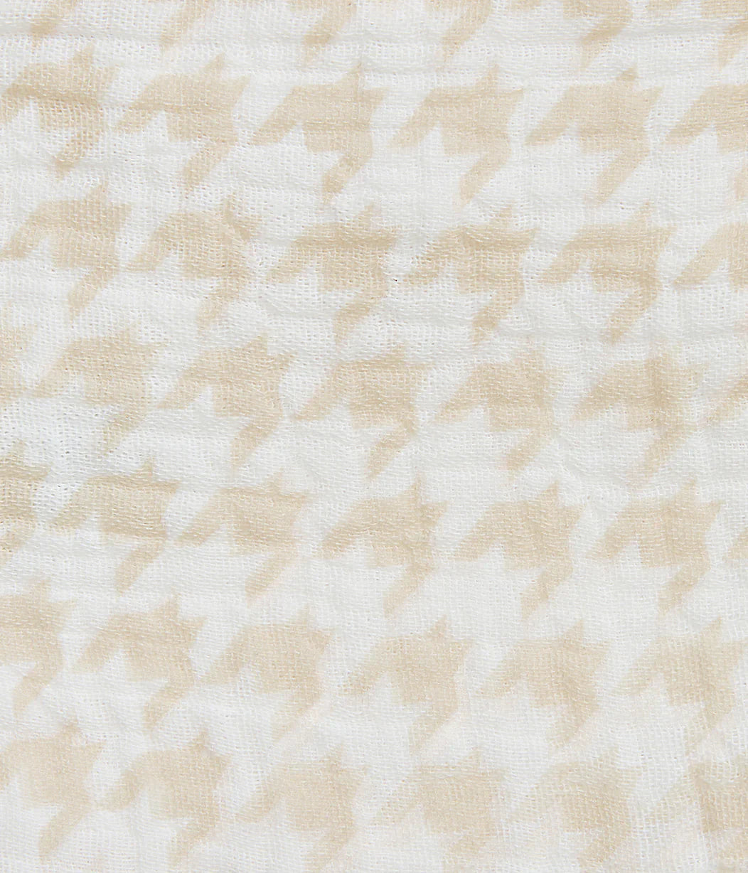 Newborn Starter Gift Bundle | Swaddle Up, Towel, Wash Cloth, Burp Cloths, Bibs | Houndstooth