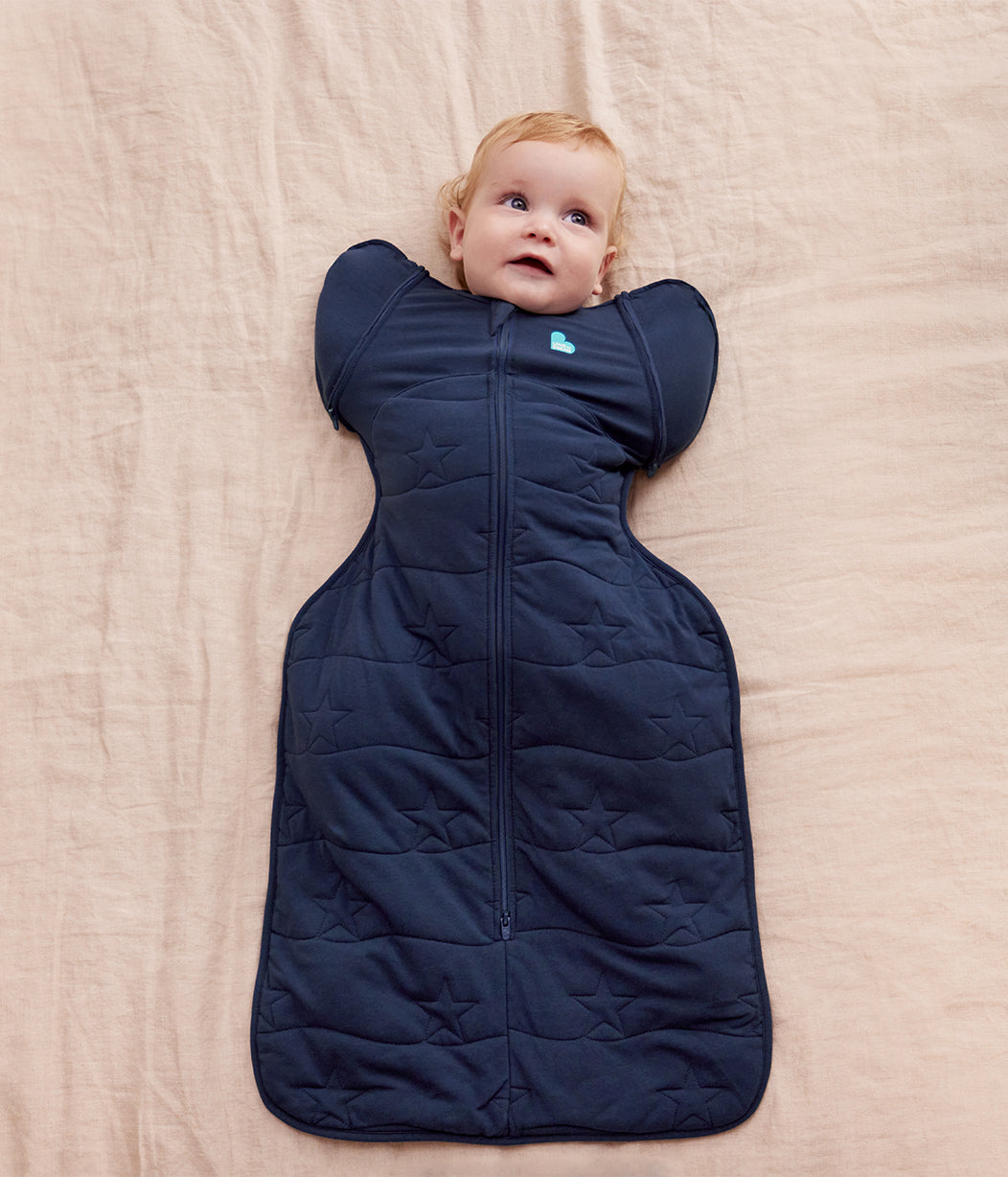 Swaddle Up™ 2-in-1 Transition Bag 3.5 TOG Cotton Navy Star Quilting
