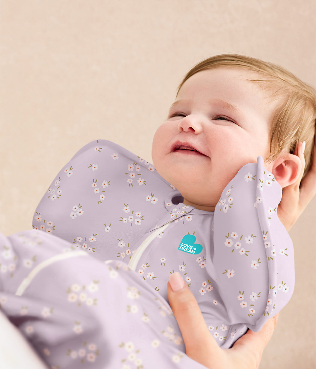 Swaddle Up™ 1.0 TOG Cotton Lilac Meadow