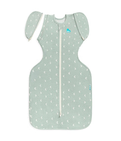 Swaddle Up™ Early Roller 2-in-1 Transition Bag 1.0 TOG Cotton Olive Moon