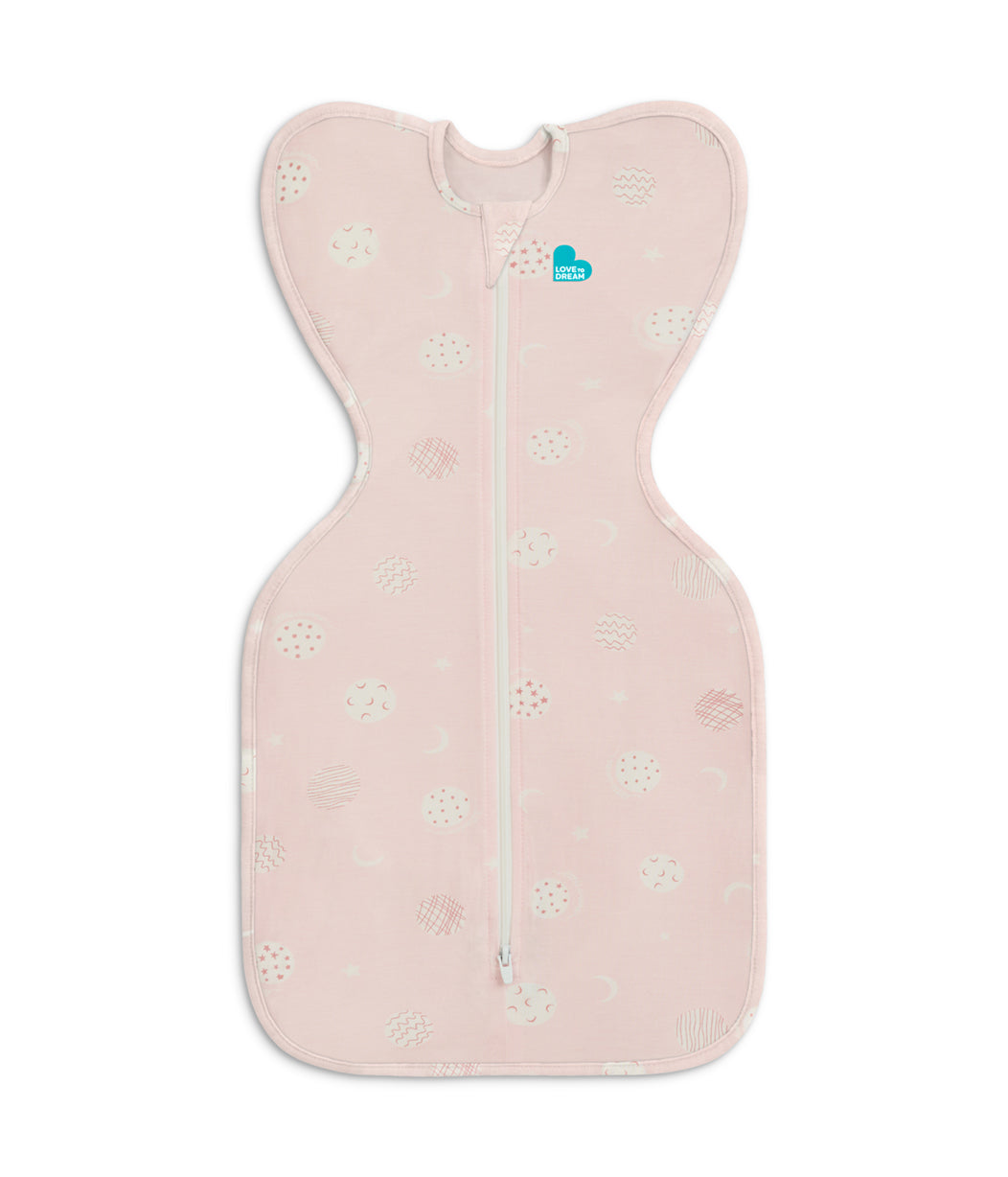 Swaddle Up™ 0.2 TOG Viscose from Bamboo Light Pink Little Dreamer