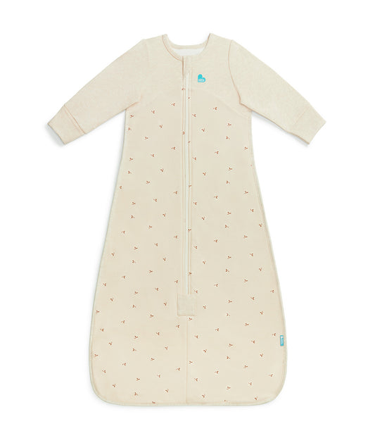 Sleep Bag Long Sleeve 1.5 TOG Cotton Oatmeal Twigs