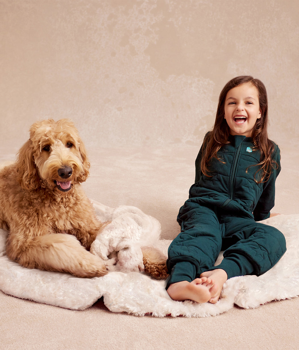 Sleep Suit Long Sleeve 3.5 TOG Cotton Forest Star Quilting