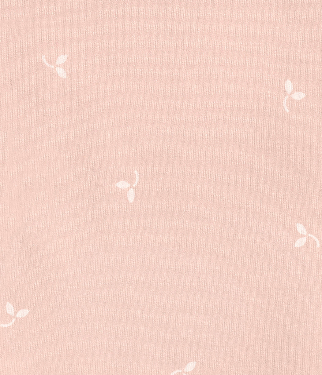 Sleep Bag Long Sleeve 1.5 TOG Cotton Fleece Blush Twigs