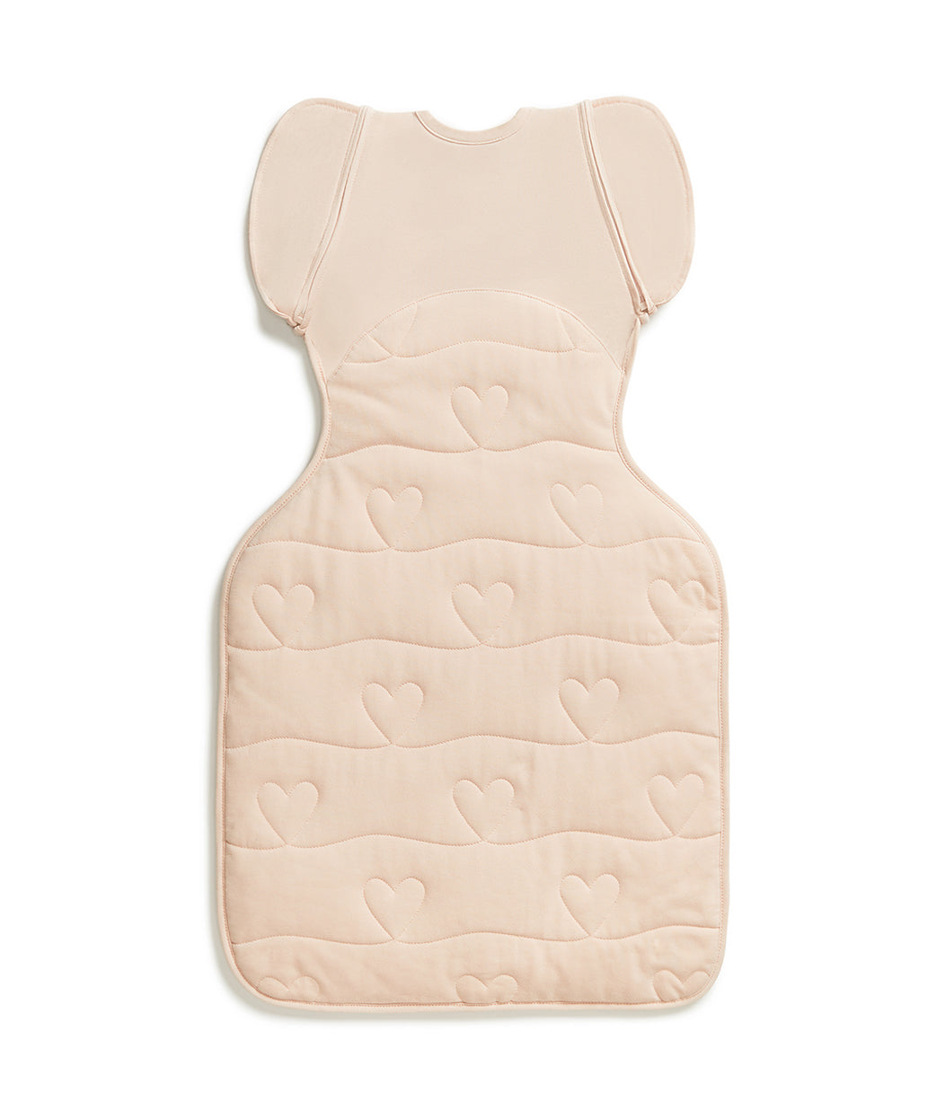 Swaddle Up™ 2-in-1 Transition Bag 3.5 TOG Cotton Blush Heart Quilting