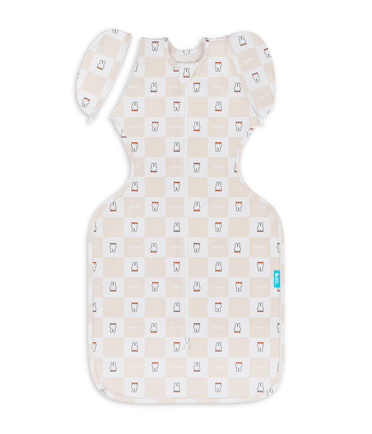 Swaddle Up™ 2-in-1 Transition Bag 1.0 TOG Cotton Birch Miffy Checker