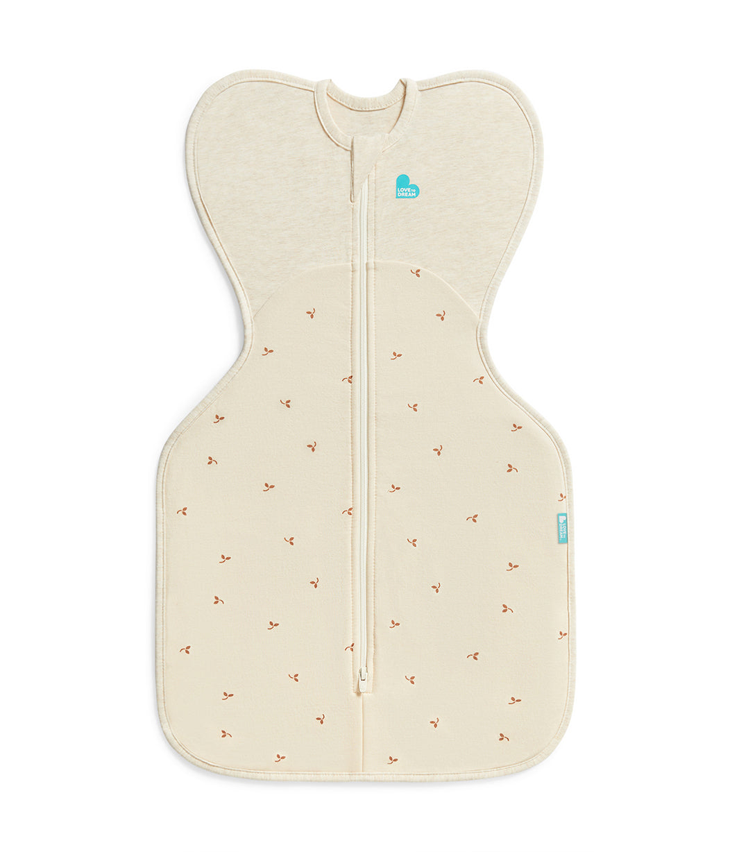 Swaddle Up™ 1.5 TOG Cotton Oatmeal Twigs