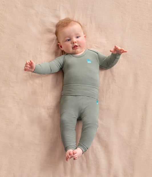 Leggings Snug Fit Viscose from Bamboo Deep Olive