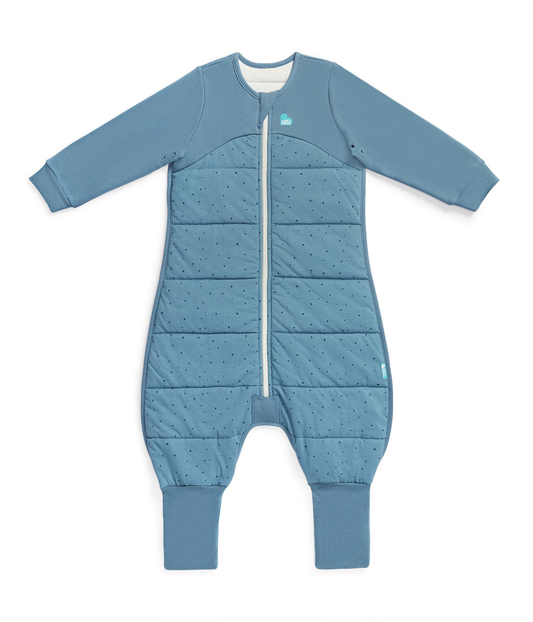 Sleep Suit Bundle | 2.5 TOG | Storm Blue Pebbles | Olive Bees | Oatmeal Bees
