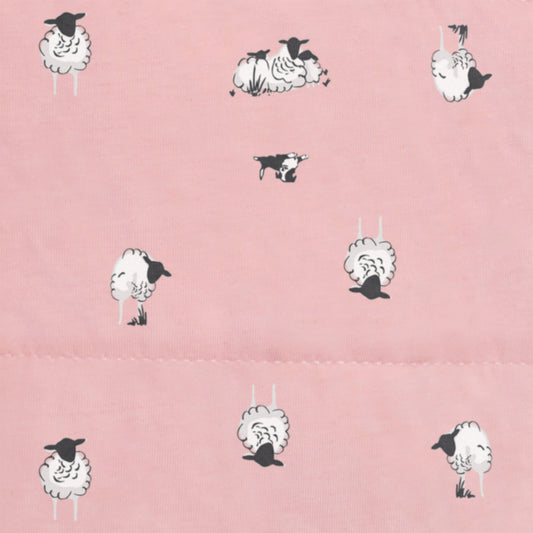 Swaddle Up™ 2.5 TOG Organic Cotton/Merino Wool Rose Lamb's Best Friend