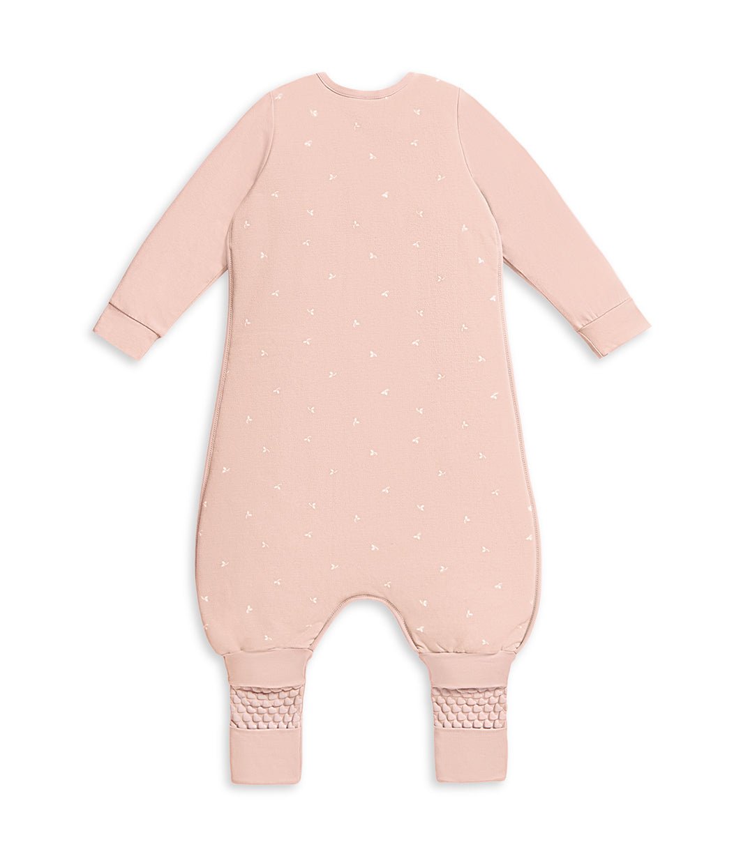 Sleep Suit Long Sleeve 1.5 TOG Cotton Fleece Blush Twigs
