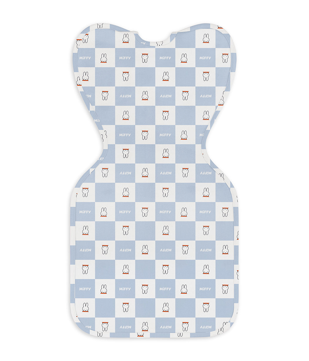 Swaddle Up™ 1.0 TOG Cotton Blue Miffy Checker