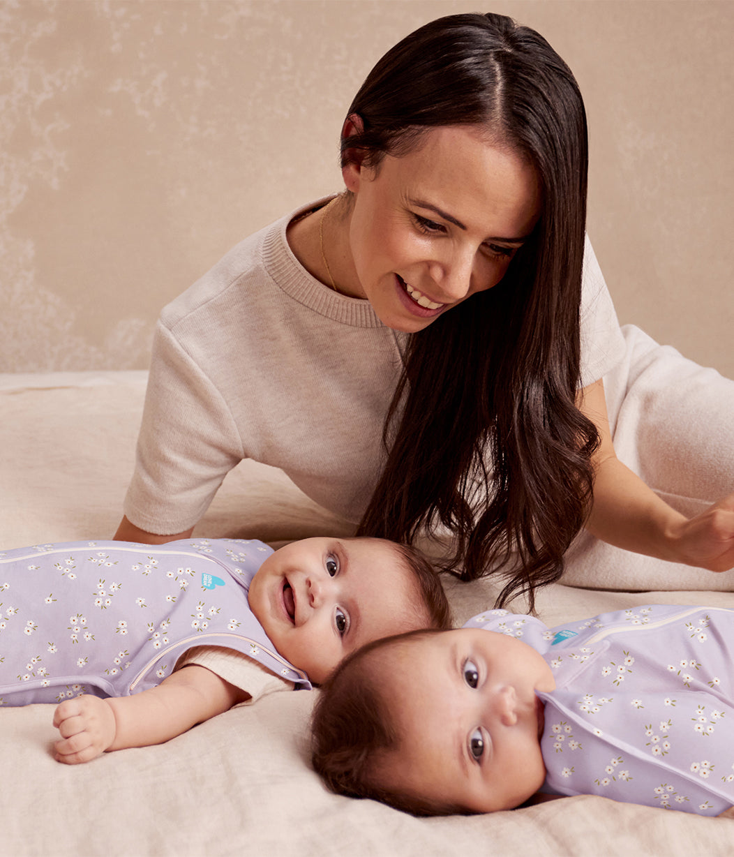 Swaddle Up™ Transition Bag 1.0 TOG Cotton Lilac Meadow