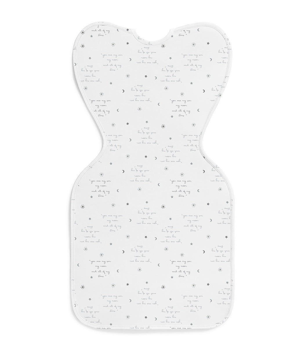 Swaddle Up™ 0.2 TOG Cotton White You Are My