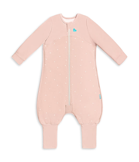 Sleep Suit Long Sleeve 1.5 TOG Cotton Fleece Blush Twigs