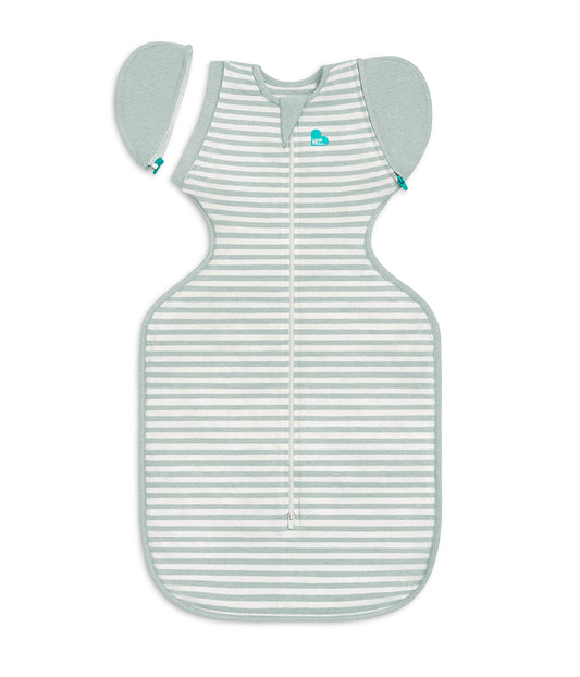 Swaddle Up™ Transition Bag 0.2 TOG Cotton Olive Stripe