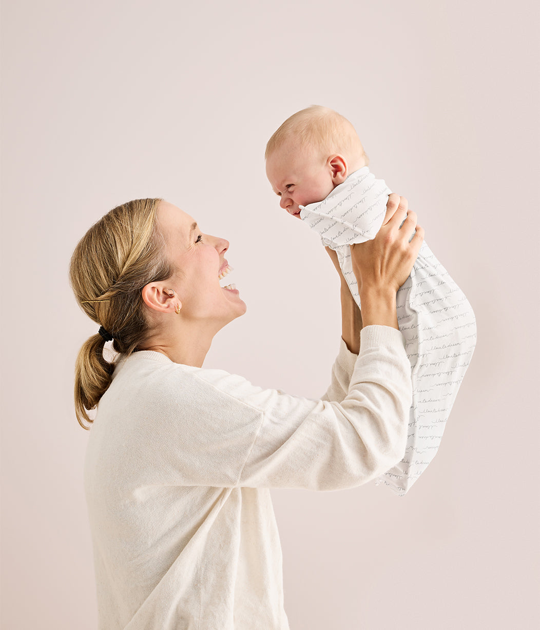 Swaddle Up™ 1.0 TOG Cotton White Dreamer