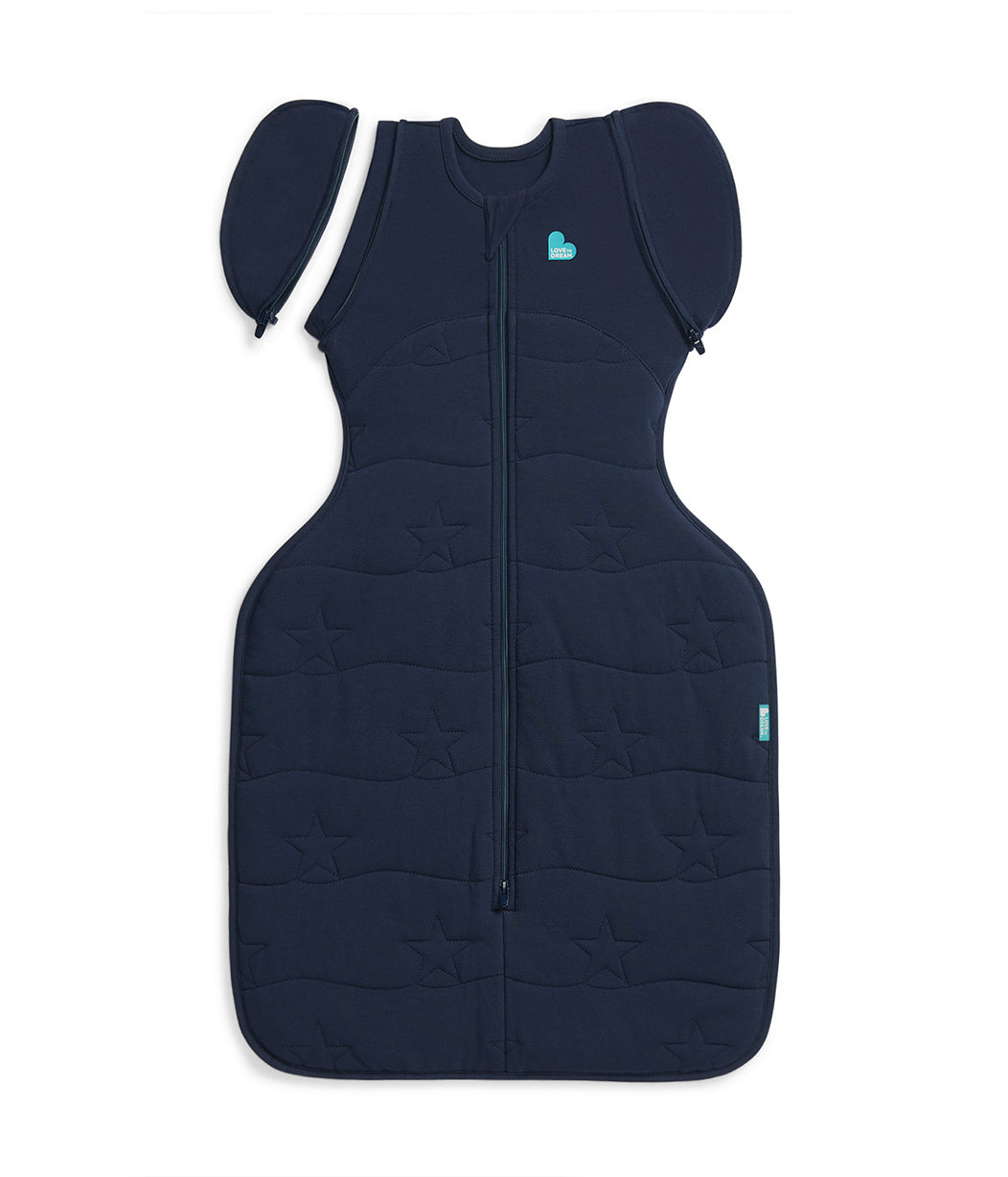 Swaddle Up™ 2-in-1 Transition Bag 3.5 TOG Cotton Navy Star Quilting