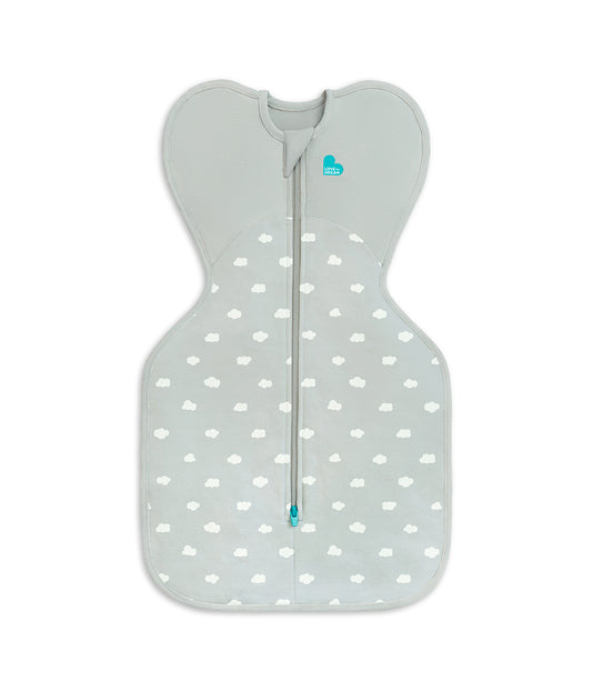 Swaddle Up™ 1.5 TOG Cotton Light Olive Mini Cloud
