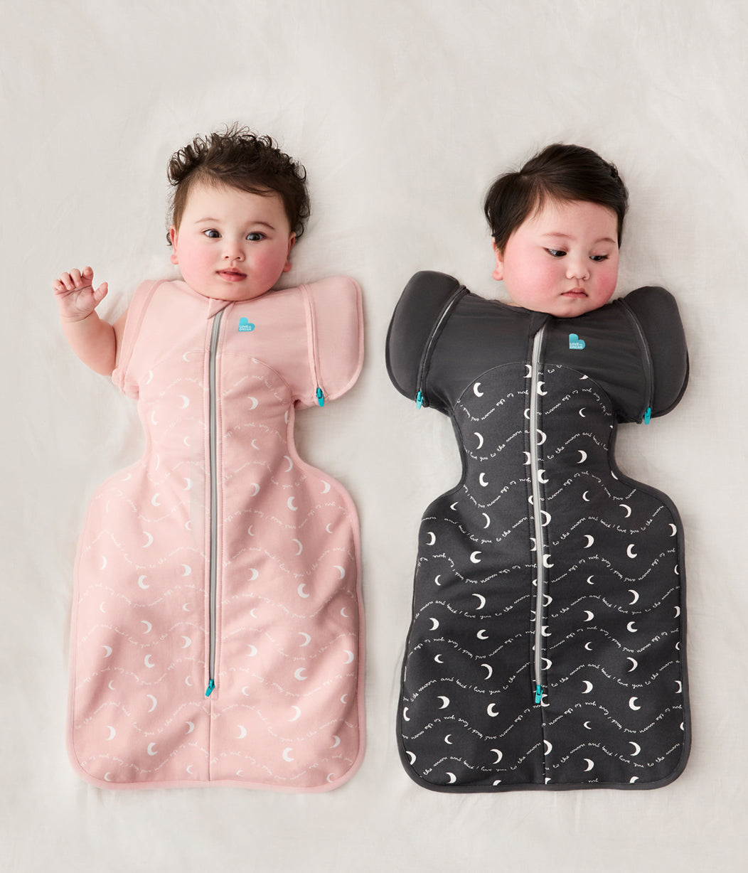 hina　Swaddle UP Transition Bag L Transition Bag Moon and Back Dusty Pink – Love to Dream US