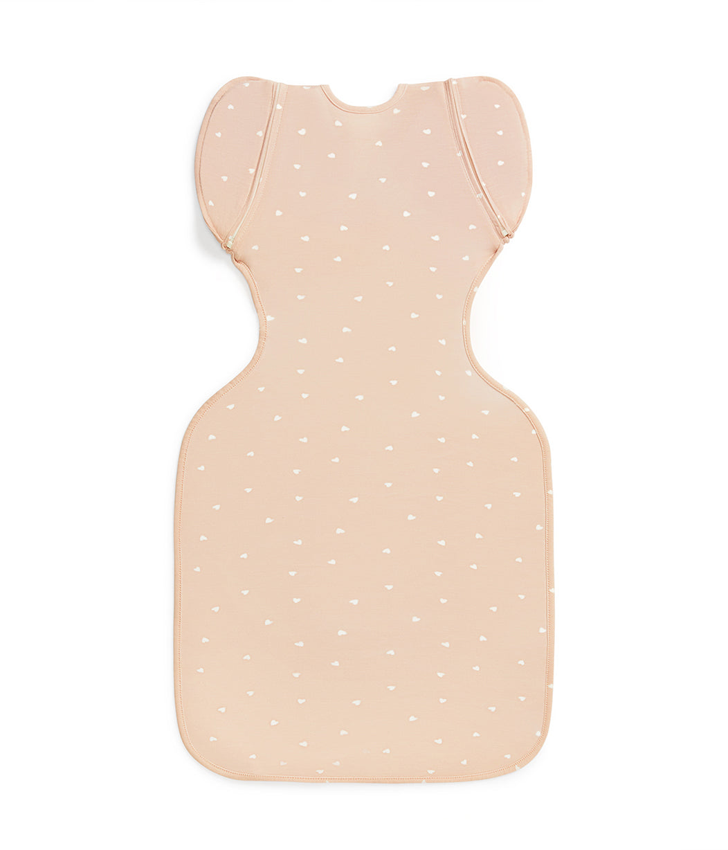Swaddle Up™ 2-in-1 Transition Bag 0.2 TOG Viscose from Bamboo Blush Hearts