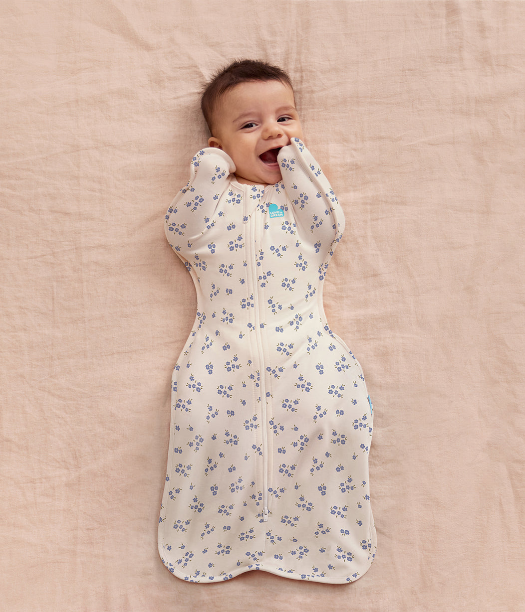 Swaddle Up Starter Bundle | 1.0 TOG | Lilac Meadow | Jacaranda Meadow | White Cloud Bunnies | Towel