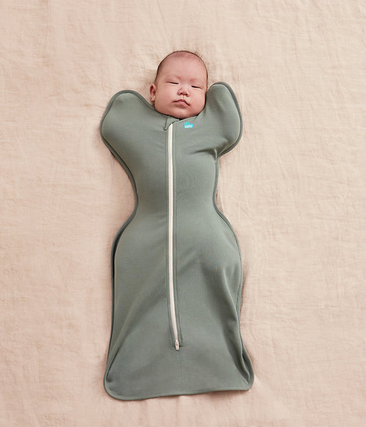 Newborn Starter Gift Bundle | Swaddle | Romper | Sleep Machine | 1.0 TOG | Olive | Cream Lemons