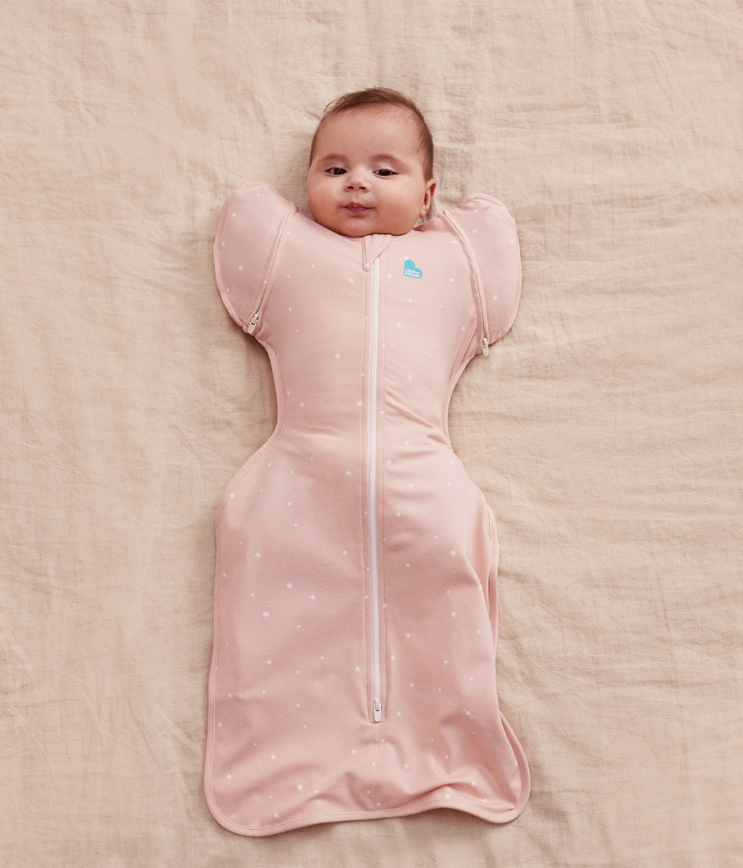 Swaddle Up™ 2-in-1 Transition Bag 1.0 TOG Cotton Powder Pink Twinkle