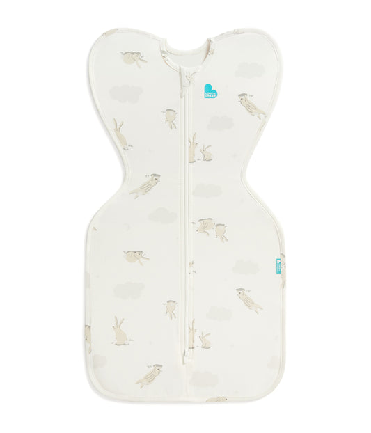 Swaddle Up™ 1.0 TOG Cotton White Cloud Bunnies