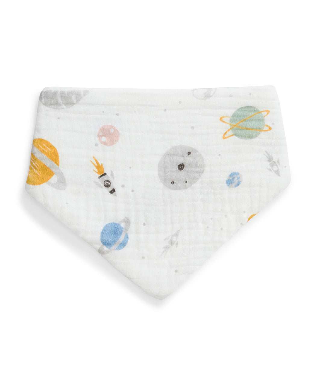 Bib 2 Pack Cotton Blush Rocket