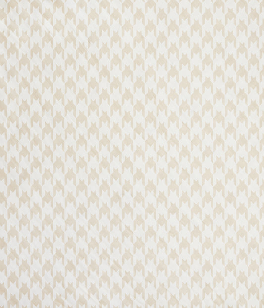 Hooded Towel Cotton Blend Tan Houndstooth