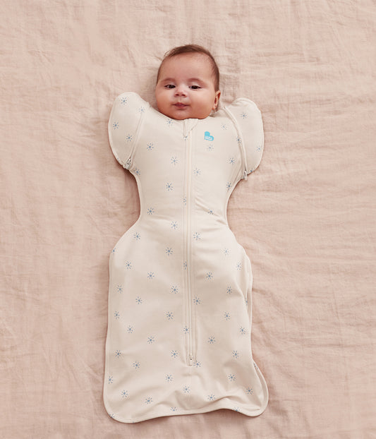 Swaddle Up™ 2-in-1 Transition Bag 0.2 TOG Viscose from Bamboo Mist Blue Sunny