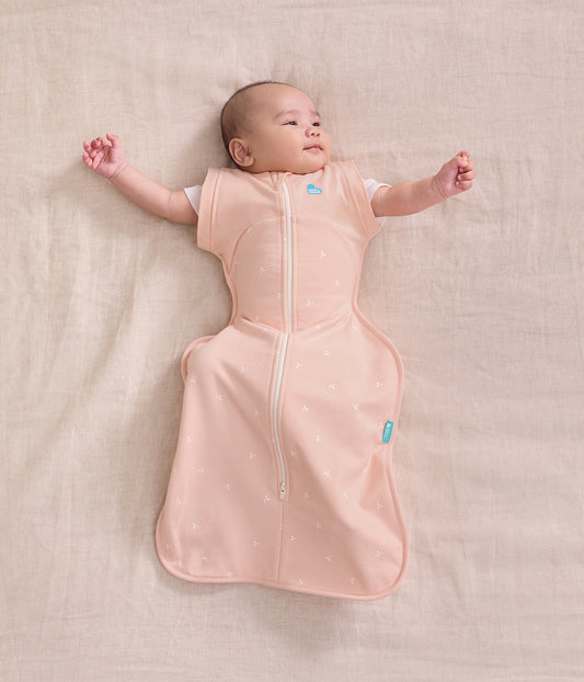 Swaddle Up™ Transition Bag 1.5 TOG Cotton Fleece Blush Twigs