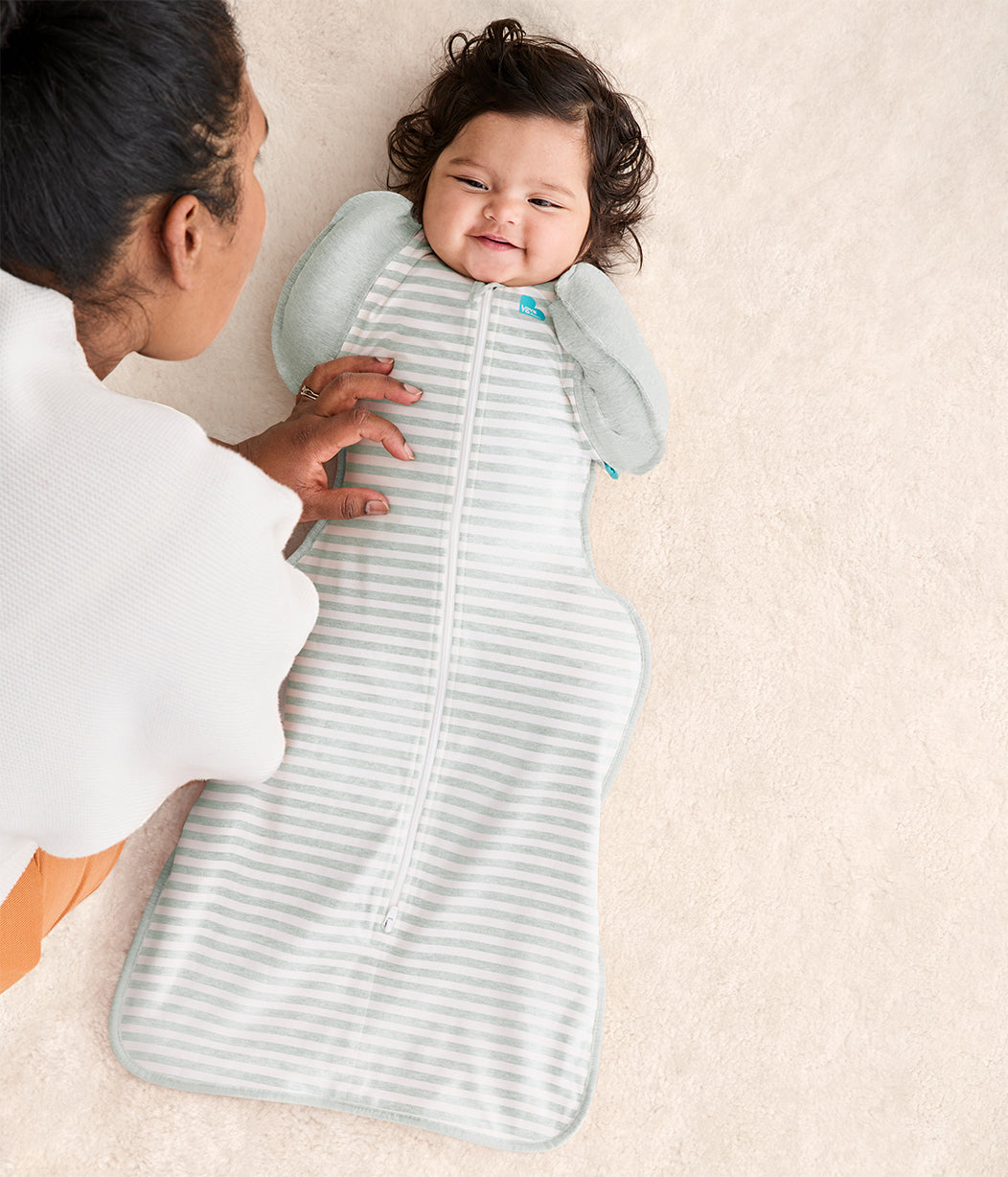 hina　Swaddle UP Transition Bag L Transition Bag Stripe Olive – Love to Dream US