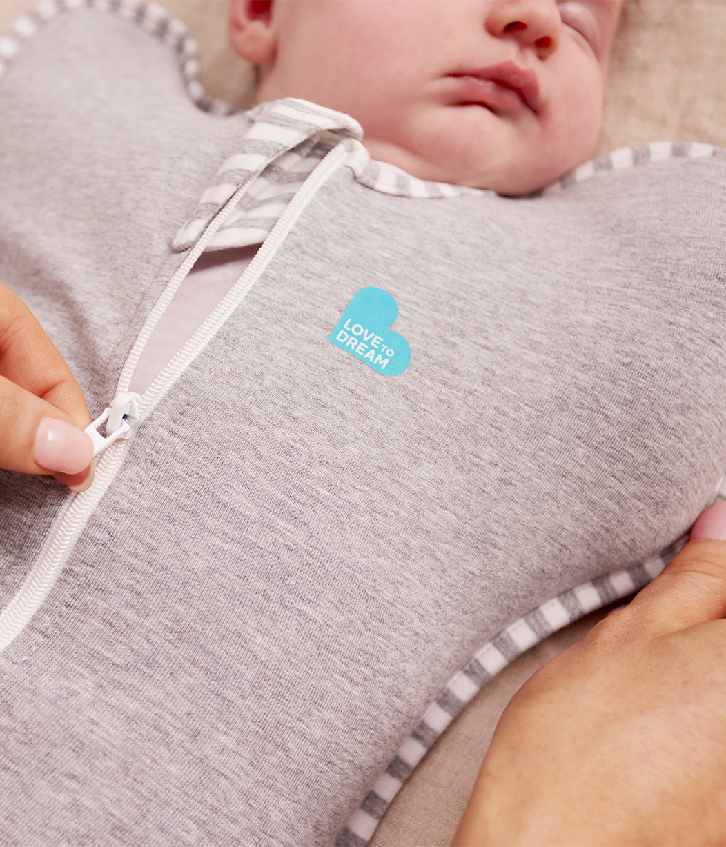 Swaddle Up™ 1.0 TOG Cotton Gray