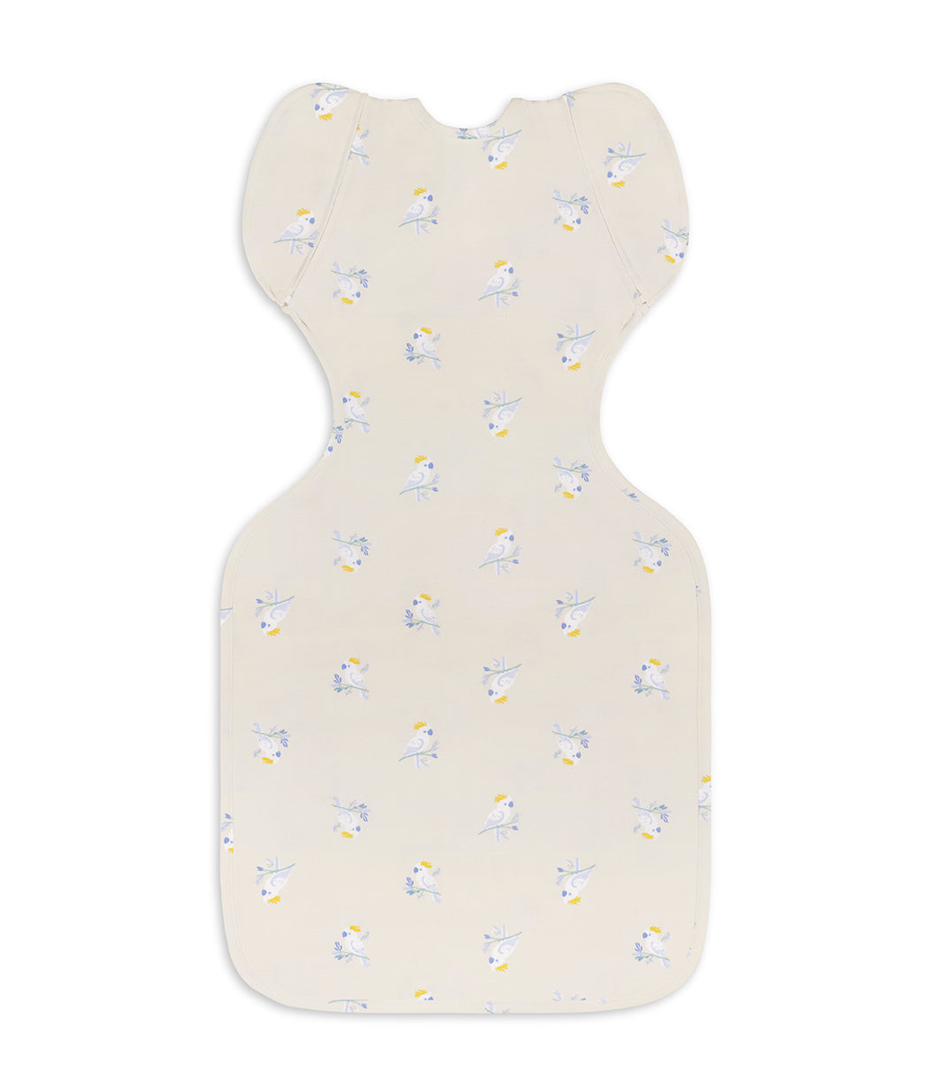 Swaddle Up™ 2-in-1 Transition Bag 1.0 TOG Cotton Cream Cockatoos