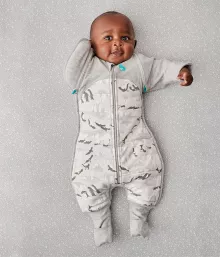 Swaddle Up™ Transition Suit Extra Warm Penguin Parade Grey