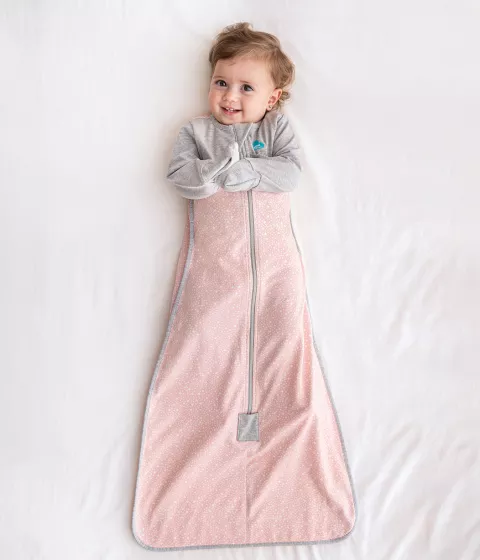Love To Dream™ Long Sleeve Sleep Bag Original Stardust Dark Pink